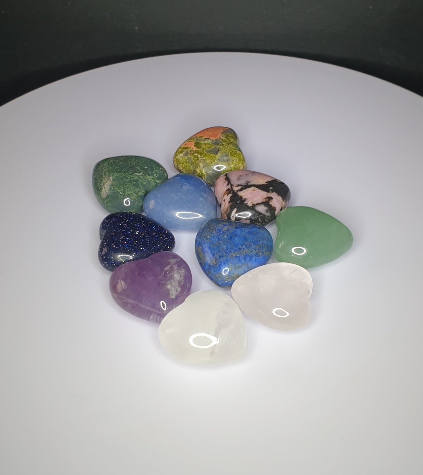 MIXED LOT NATURAL MINI HEARTS