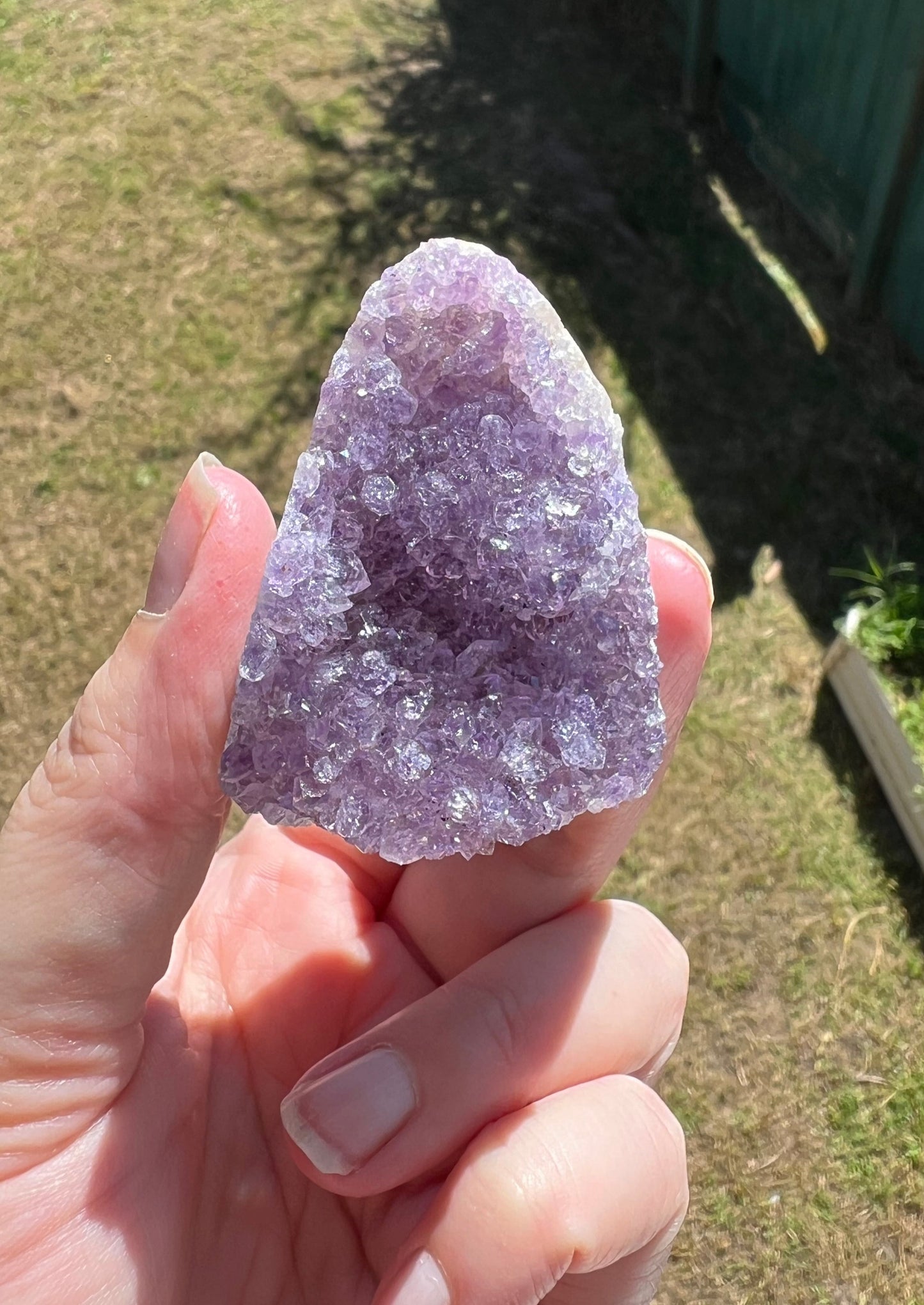 AMETHYST CLUSTER CATHEDRAL 110G