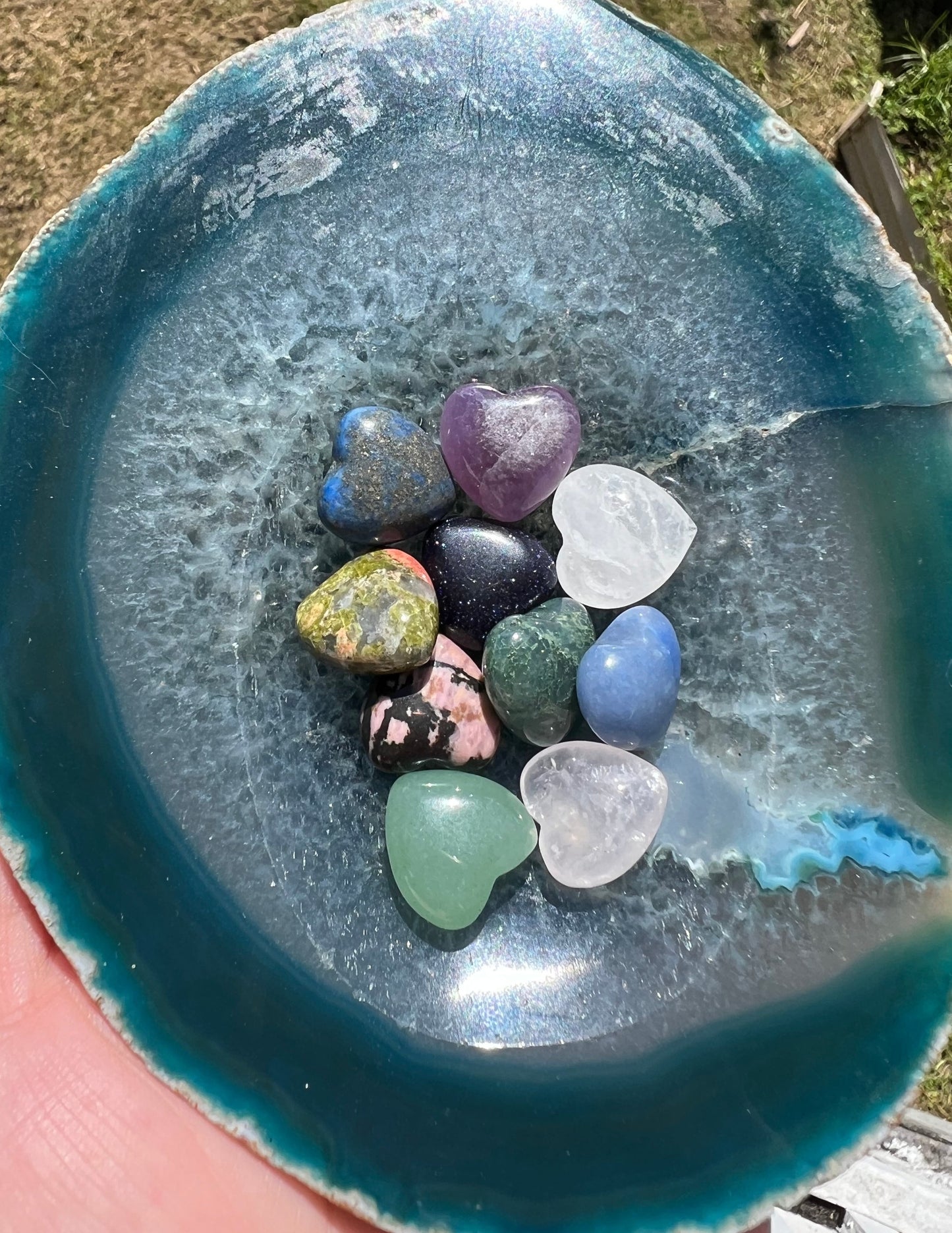 MIXED LOT NATURAL MINI HEARTS