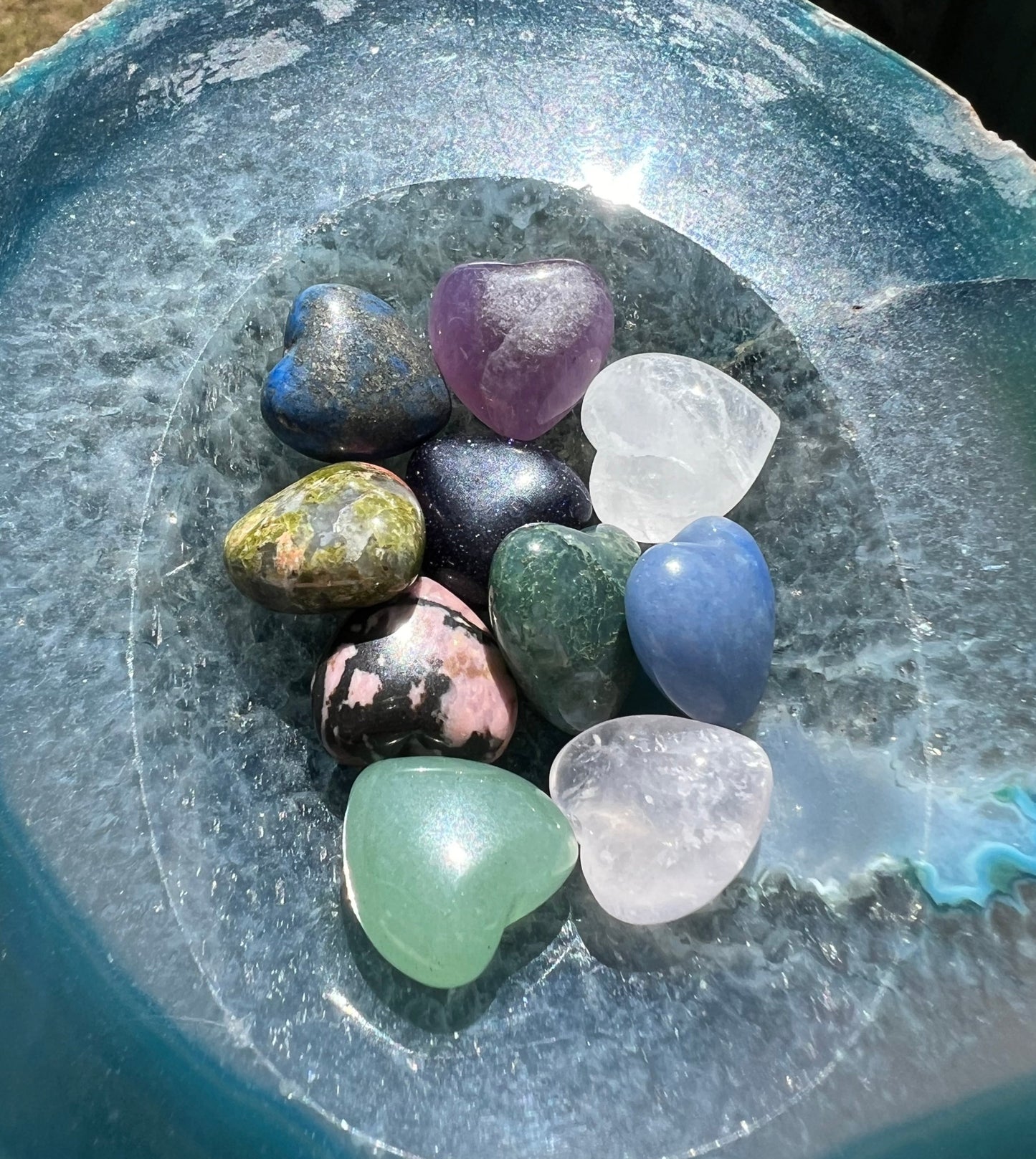 MIXED LOT NATURAL MINI HEARTS
