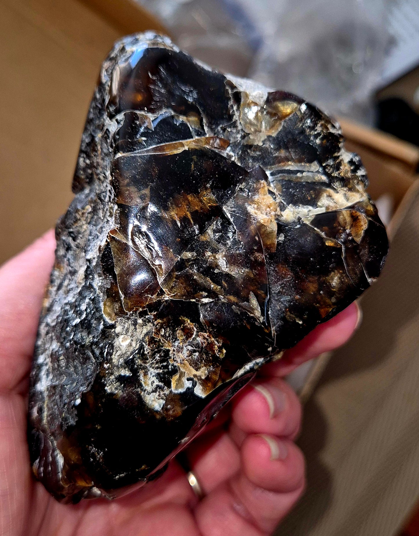 911.50CT EXCELLENT HUGE POLISHED 100% NATURAL MEXICAN BLUE AMBER